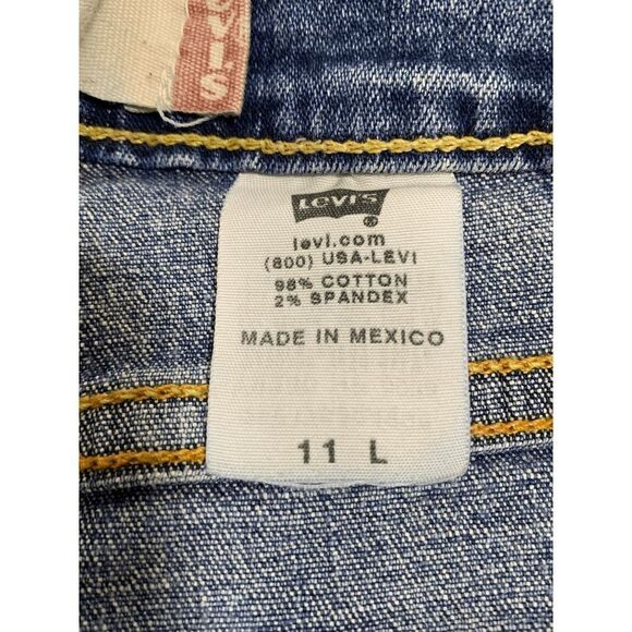 Levi Strauss Co Womens Denim Jeans Flare Wide Leg Blue Wash Size 11 L - Picture 7 of 8